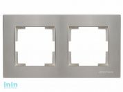 Рамка 2-ая горизонтальная титан, RITA, MUTLUSAN