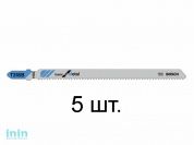 Пилка лобз. по металлу T318B (5 шт.) BOSCH (пропил прямой, тонкий, точный угловой рез)
