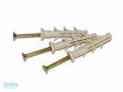 Дюбель-гвоздь 6х100 мм потай (100 шт в зип-локе) (WAVE)