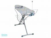 Доска гладильная NIKA BEST (металл 1220 * 400), подставка п/утюг, удлинитель, полка, NIKA (Размер рабочей поверхности: 1220х400 мм.  Размеры в сложенн