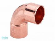 Колено 35х90, медь, под пайку Viega