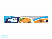 Фольга алюминиевая 20 м х 28 см кор NV (Упаковка: Коробка. Материал:Алюминиевая фольга. Длина, м: 20. Ширина: 28 см. Толщина: 9 мкм) (NOVAX)