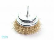 Щетка д/дрели "чашка" гофр. 75мм GEPARD (GP0850-75) (в блистере)