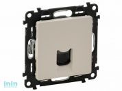 Розетка 1-ая телефонная 1хRJ 11 4 конт. (скрытая) слоновая кость, Valena Life, Legrand (VALENA LIFE - РОЗЕТКА ТЕЛЕФ. 1ХRJ 11 4 КОНТ., СЛОНОВАЯ КОСТЬ (