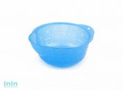 Миска-дуршлаг, джинс , BEROSSI (Изделие из пластмассы. Литраж 2 литра.   Размер 230 х 206 х 101 мм)