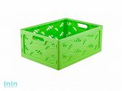 Корзина Flavia 320х240х130, салатный, BEROSSI (Изд. из пластм. Размер 320 х 240 х 130 мм (в собранном виде), 580 х 500 х 16 мм (в разложенном виде))