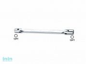 Ключ торцевой 21х23мм шарнирный TOPTUL