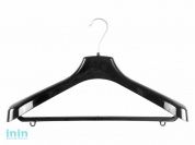 Вешалка костюмная №8Р, пластмассовая, черная, 450 х 55 х 255, ЛИТОПЛАСТ