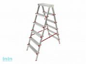 Лестница-стремянка алюм. двухсторонняя 132 см 6 ступ. 5,0кг PRO STARTUL (ST9941-06)