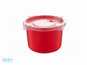 Контейнер для СВЧ Bon appetit 0,5 л, роза, BEROSSI (Изделие из пластмассы. Размер 139 х 137 х 81 мм)