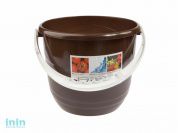 Ведро Practic (Практик) 10 л, шоколадный, BEROSSI (Изделие из пластмассы. Литраж 10 л)
