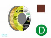 Уплотнитель "D" коричневый 100м  ZOOM CLASSIC