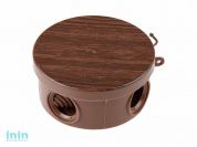 Коробка распаячная ОП 85х40мм, бук, 4 мембр. вх. IP54 ЮПИТЕР