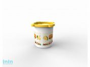 Контейнер для СВЧ Good day 0,8 л, солнечный, BEROSSI (Изделие из пластмассы. Размер 139 х 137 х 122 мм)