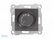 Выключатель поворотный (диммер) (скрытый, без рамки, винт. зажим, 1000Вт) дымчатый, RITA, MUTLUSAN (220VAC, 100 - 1000VA,  50 Hz, IP20)