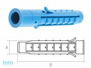 Дюбель распорный 5х30 мм четырехсегментный (2000 шт) STARFIX