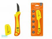 Нож монтерский  с прямым лезвием,  диэлектрический, НМИ-02 "ЭкспертЭлектрик" TDM (Нож монтерский  с прямым лезвием,  диэлектрический, НМИ-02 "ЭкспертЭ