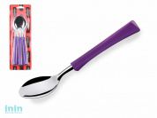 Набор ложек столовых, 3шт., серия INOVA D+, фиолетовые, DI SOLLE (Длина: 200,5 мм, длина стальной части: 85 мм, толщина: 0,8 мм. Прочная пластиковая р