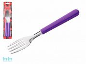 Набор вилок столовых, 3шт., серия PARATY, фиолетовые, DI SOLLE (Длина: 188 мм, толщина: 1,2 мм. Прочная пластиковая ручка.)
