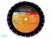 Алмазный круг 350х20/25.4 мм по бетону сегмент. PROFI STARTUL (сухая/мокрая резка)