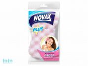 Губка банная массажная Paola 1шт NV Plus (Материал: Пенополиуретан + масс. слой. Цвет: Разноцветные. Размер единицы: 182 x 111 x 62 мм) (NOVAX)