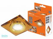 Светильник встраиваемый СВ 03-02 MR16 50Вт G5.3 коричневый/золото TDM