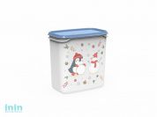 Контейнер Christmas, 1,5 л, васильковый, BEROSSI (Изделие из пластмассы.   Размер 160 х 101 х 163 мм)