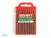 Сверло по металлу ц/х 1.5х18х40 мм HSS, комплект из 10-ти шт ВОЛАТ