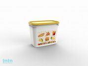 Контейнер Good day, 1 л, солнечный, BEROSSI (Изделие из пластмассы.   Размер 160 х 101 х 123 мм)