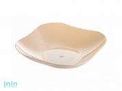 Фруктовница Cake (Кейк), медовый, BEROSSI (Изделие из пластмассы. Размер 246 х 246 х 57 мм)