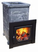 Печь Варвара Элегант (облицовка Талькохлорит) удлиненная