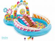 Надувной игровой центр Территория сладостей, 295х191х130 см, INTEX (от 3 лет)