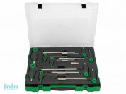 Набор ключей L-Type шестигр. 2-10мм 9шт в пласт.боксе TOPTUL (GZC0903)