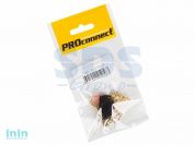 Выключатель для настенного светильника с цепочкой 270 мм <Gold> индивидуальная упаковка 1 шт. PROCON (REXANT)