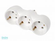 Разветвитель 3-местный (с/з, 16А, 250В) (трехместный с заземляющим контактом Гарантийный срок:24 месяца) (BYLECTRICA)