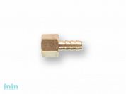 Соединение внутр. резьба 1/4" х елочка 8 мм (латунь) ECO