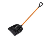Лопата снеговая пластм. 410х460мм со стальн.черенком STARTUL MASTER