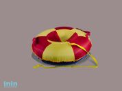 Санки-ватрушка (тюбинг) "Simple micro" диаметр 60 см (R-12/13, 60 кг), ТМ Fani Sani (33х60х60, рисунки в ассортименте.)