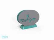 Салфетница Taila (Тайла), бирюза, BEROSSI (Изделие из пластмассы. Размер 150 х 48 х 115 мм)