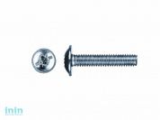 Винт М6х40 мм для мебельной фурнитуры, цинк, кл.пр. 5.8, DIN 967 (250 шт в карт. уп.) STARFIX