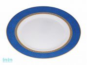 Тарелка обеденная стеклокерамическая, 275 мм, круглая, AMEERAH BLUE (Амира блю), DIVA LA OPALA (Sovrana Collection)