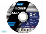 Круг отрезной 125х1.0х22,2 мм для нерж и мет QUANTUM NORTON