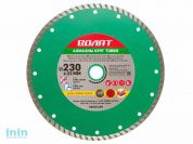 Алмазный круг 230х22 мм универс. Turbo ВОЛАТ (сухая и мокрая резка)