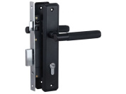 Замок врезной с/руч БУЛАТ ЗВ4-1.02.02 ФЕРОНА черный 5 перф.кл.