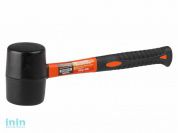Киянка резиновая черная 0,45кг с фибергл. ручкой STARTUL PROFI (ST2070-45)