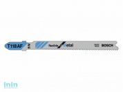 Пилка лобз. по металлу T118AF (1 шт.) BOSCH (пропил прямой, тонкий, для листового металла)