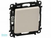 Переключатель 1 клав. на 2 направления слоновая кость,проходной  Valena Life, Legrand (VALENA LIFE - ПЕРЕКЛЮЧАТЕЛЬ НА 2 НАПРАВЛЕНИЯ, СЛОНОВАЯ КОСТЬ (И