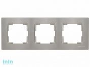 Рамка 3-ая горизонтальная титан, RITA, MUTLUSAN