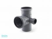 Крестовина двухплоскостная для внутренней канализации 110/110/50х87 правая РосТурПласт (Крестовина 2-х плоскостная 110х110х50х90 правая)