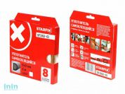 Уплотнитель "D" белый  9х8мм 6м STARFIX (SF1012-01)